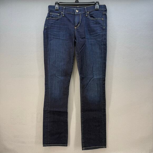 Citizens of Humanity Jeans Women's 28 (6) Dark Blue Straight Leg Classic Preppy - Picture 1 of 16